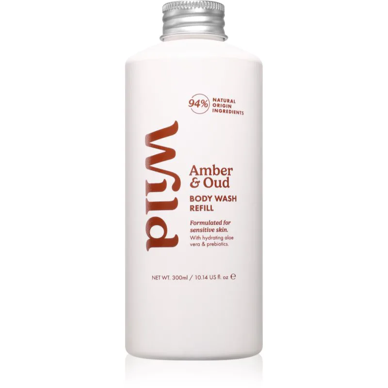 Wild Amber & Oud Refill τζελ για ντους ανταλλακτικό 300 ml