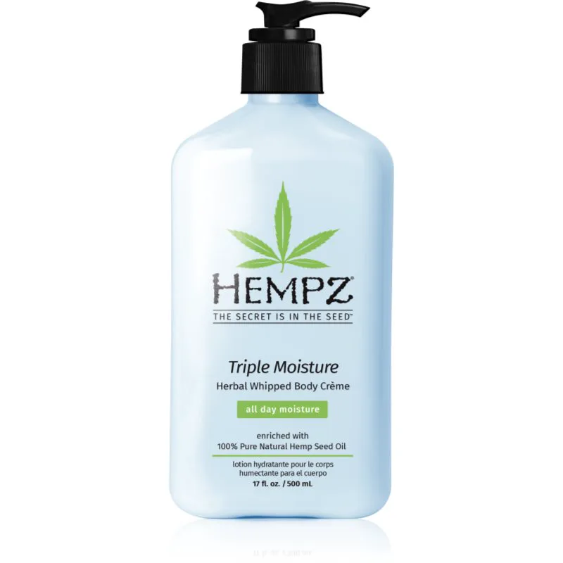 HEMPZ Triple Moisture ενυδατικό γαλάκτωμα σώματος 500 ml