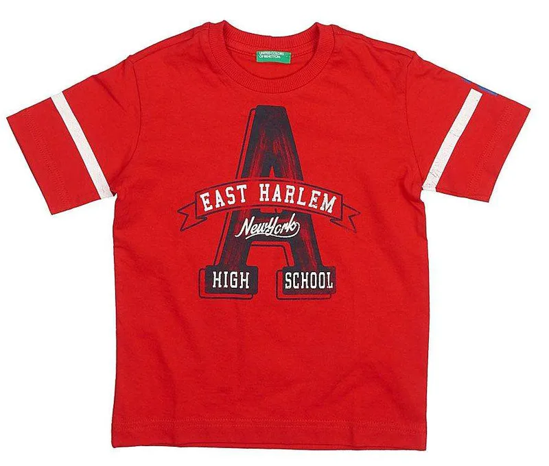 T-SHIRT BENETTON COLORS BOY ΚΟΚΚΙΝΟ (82 CM)-(1-2 ΕΤΩΝ)