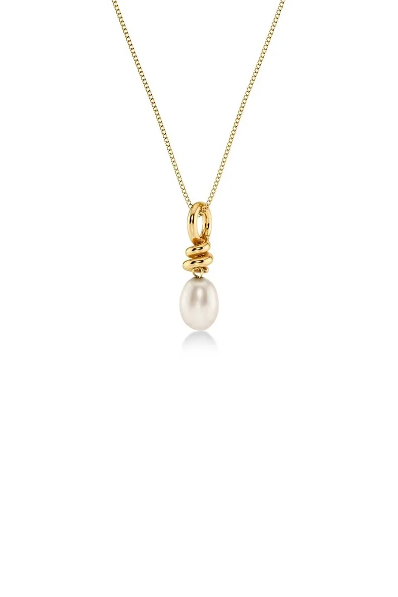 EDBLAD γυναικείο κολιέ "Swivel Pearl Χρυσό S" - 130336