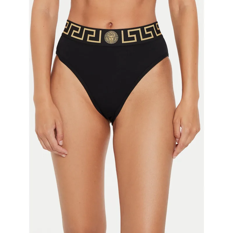 Versace Κλασικό σλιπ ψηλόμεσο AUD01050 1A10011 Μαύρο