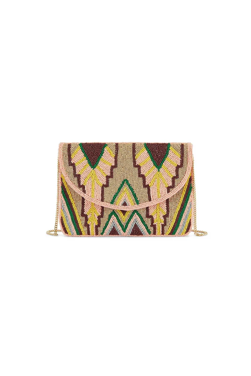Wild Paris γυναικείο clutch με κέντημα "Aldric" - ALDRIC/SS26 Χρυσό