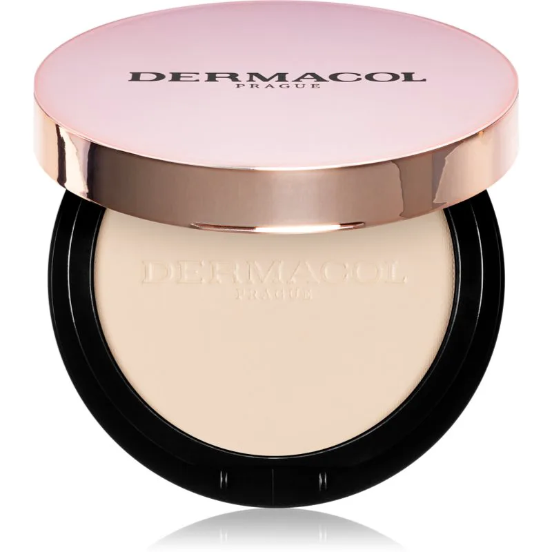 Dermacol 24h Control συμπαγής πούδρα κα μακιγιάζ 2 σε 1 απόχρωση 01 9 γρ
