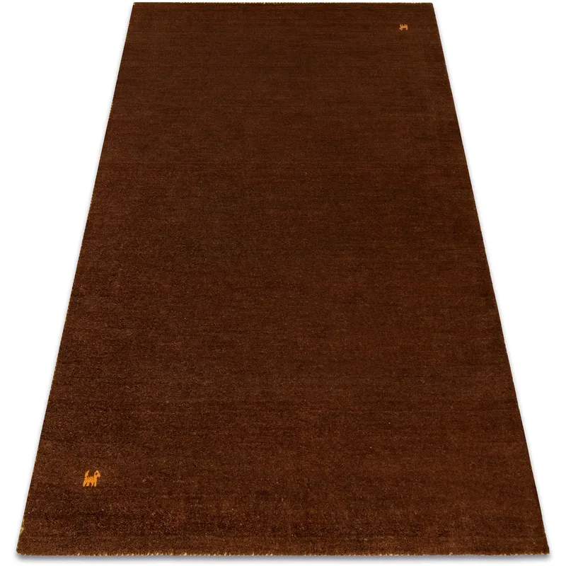 Χαλιά Rugsx Μάλλινο χαλί GABBEH LOOM καφέ - ΧΠ125x180 cm