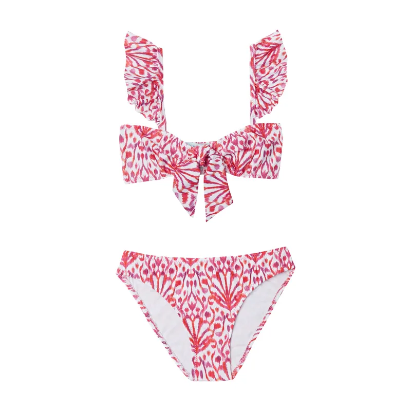 GIRL’S TIE KNOT BIKINI IKAT