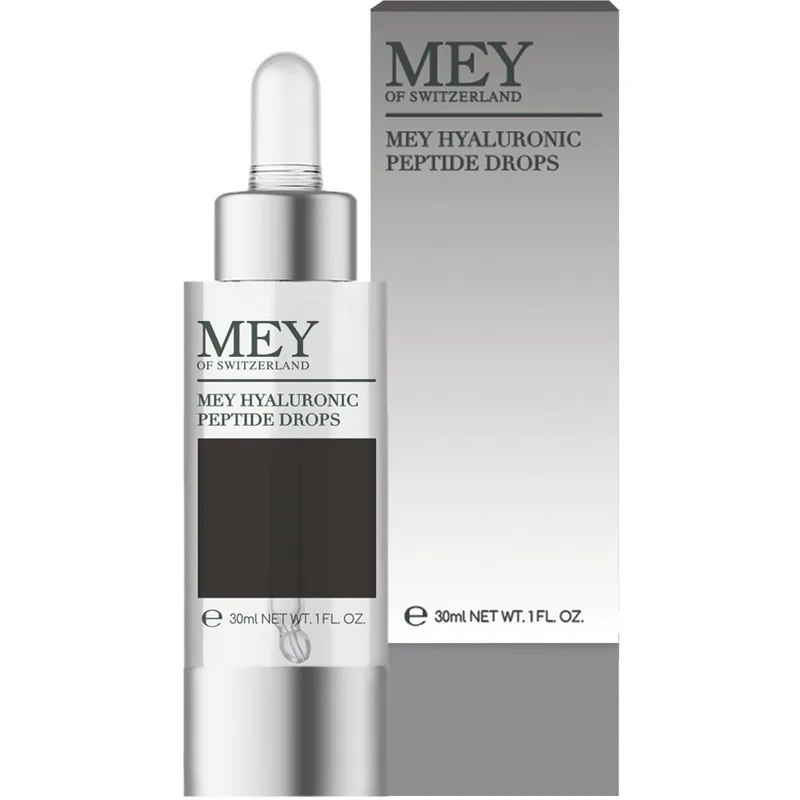 Mey Hyaluronic Peptide Drops Ορός Εντατικής Αντιγήρανσης 24ωρης Δράσης για Όλες τις Επιδερμίδες 30ml