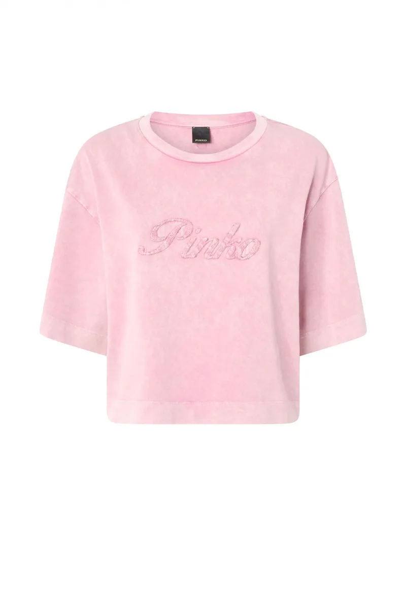 PINKO ΜΠΛΟΥΖΑΚΙ SUZANNA T-SHIRT ΡΟΖ