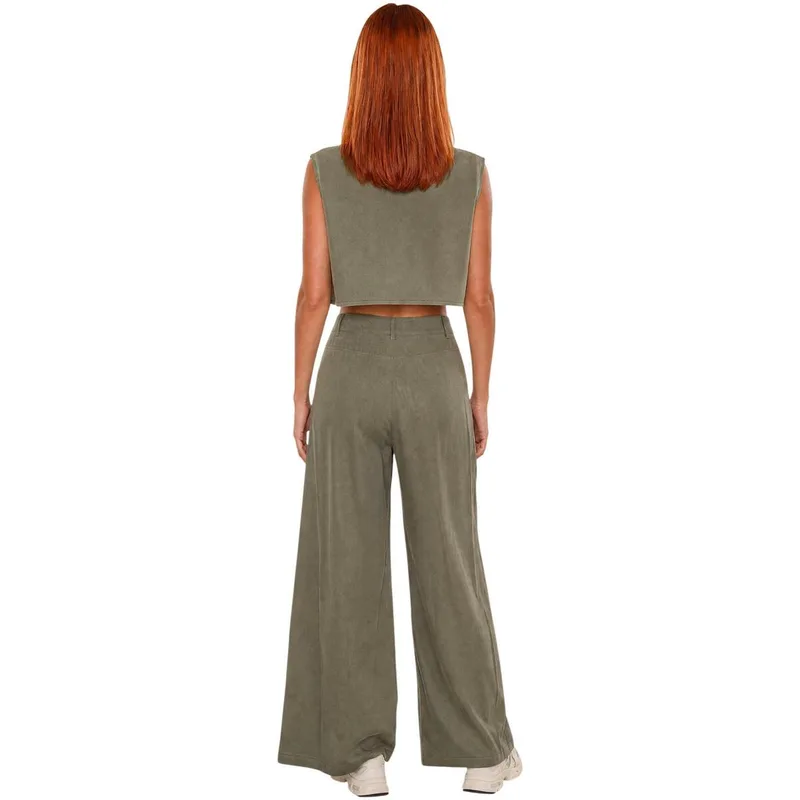 Φαρδιά παντελόνια I Am Pantaloni Modal A Palazzo 30901