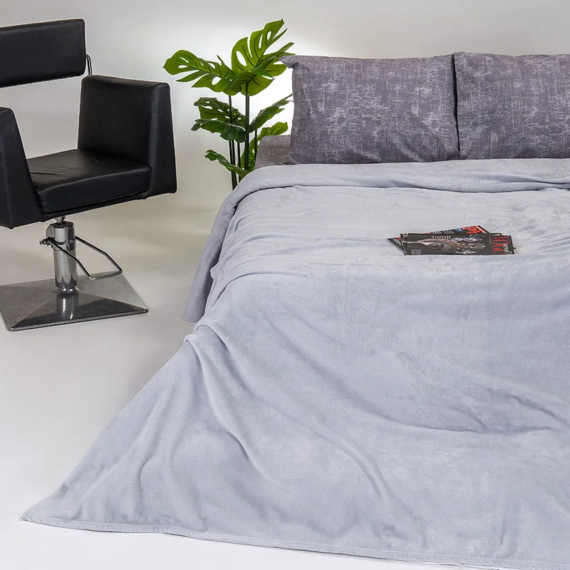 Κουβέρτα Fleece Υπέρδιπλη 220X240 Melinen Tokyo Light Grey (220x240)