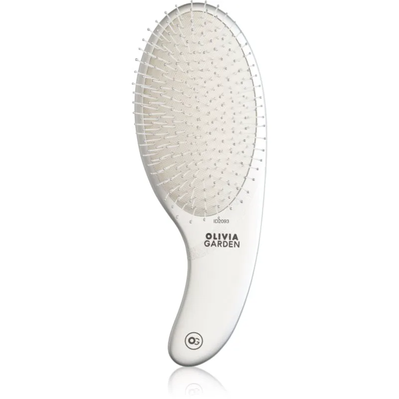Olivia Garden Expert CURVE Nylon Silver βούρτσα για τα μαλλιά 1 τμχ