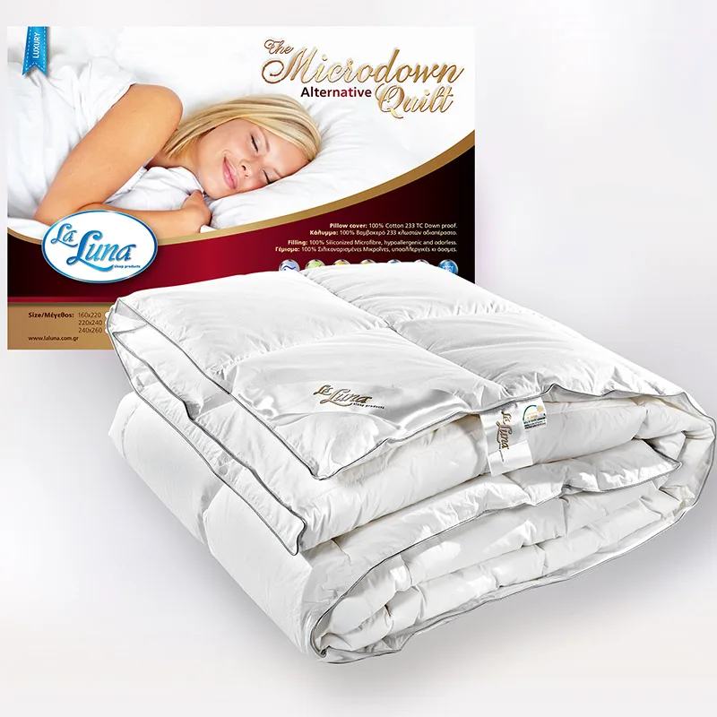 Πάπλωμα Λευκό King Size 240X260 La Luna The Microdown Duvet Λευκό (240x260)