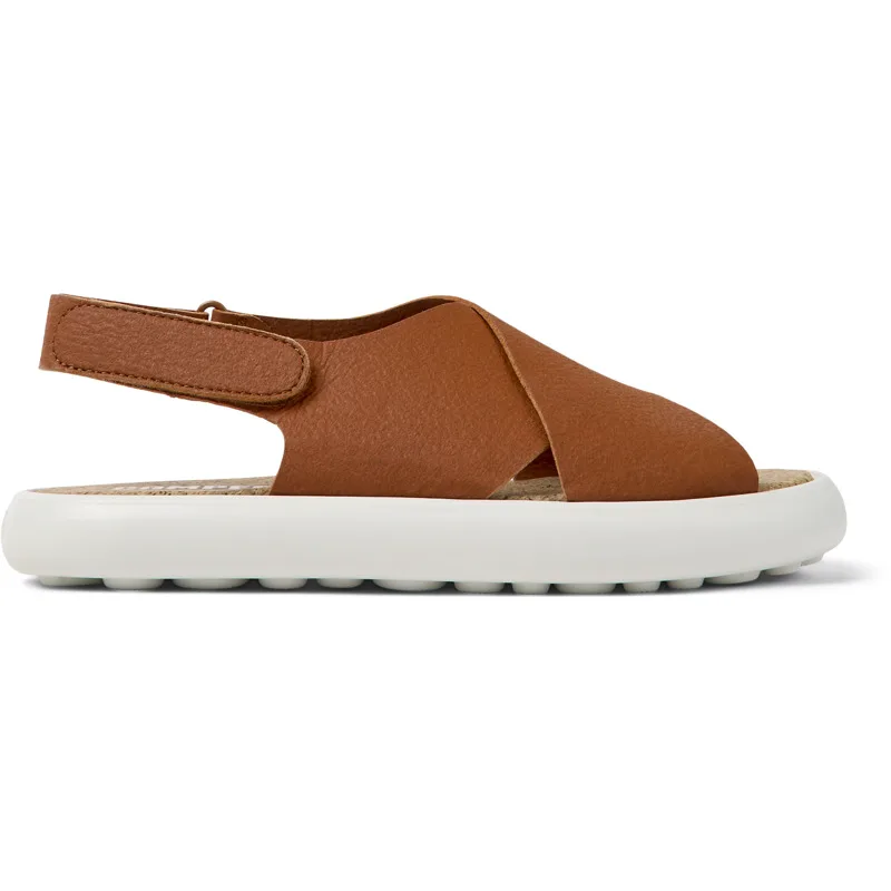 CAMPER Pelotas Flota HyphaLite™ - Πέδιλα Για Γυναικεία - Καφέ, Μέγεθος 40, Smooth leather