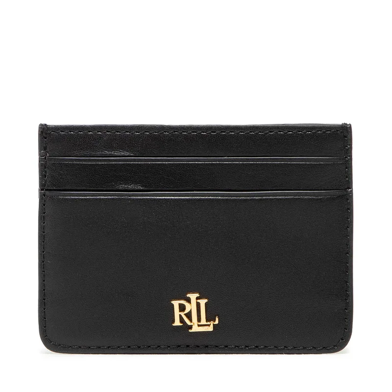 Θήκη πιστωτικών καρτών Lauren Ralph Lauren Slim Card 432876732001 Μαύρο