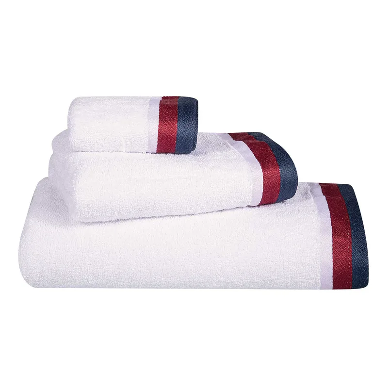 Πετσέτες Μπάνιου (Σετ 3τμχ) Greenwich Polo Club 3062 White 520gsm