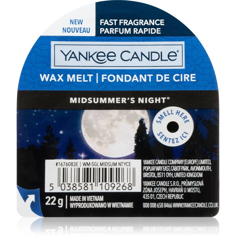 Yankee Candle Midsummer's Night κερί για αρωματική λάμπα 22 γρ