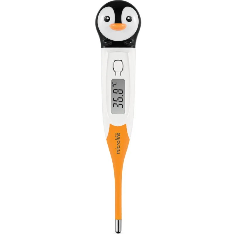 Microlife MT 720 Digital Thermometer Penguin Ψηφιακό Θερμόμετρο με Σχεδιασμό Φιλικό προς τα Παιδιά & Εύκαμπτη Άκρη για Άνετη Χρήση 1 Τεμάχιο