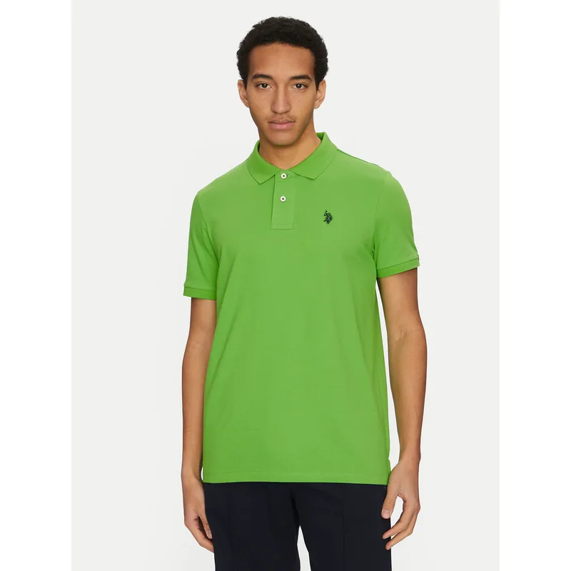 U.S. Polo Assn. Polo MUP3637 Πράσινο Regular Fit