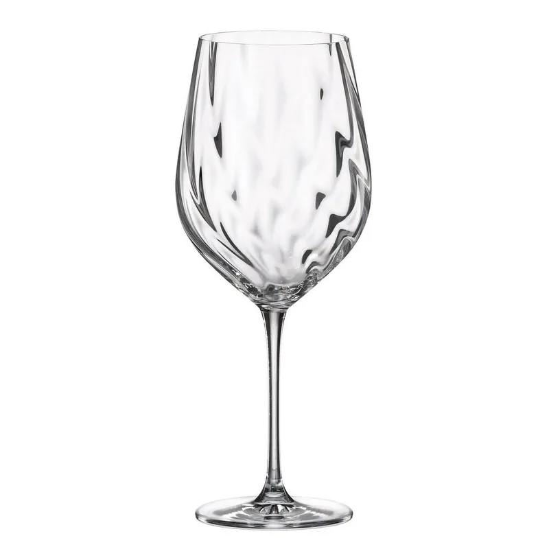 Ποτήρι Κρασιού Κολωνάτο 600ml Crystal Bohemia Uria Optic