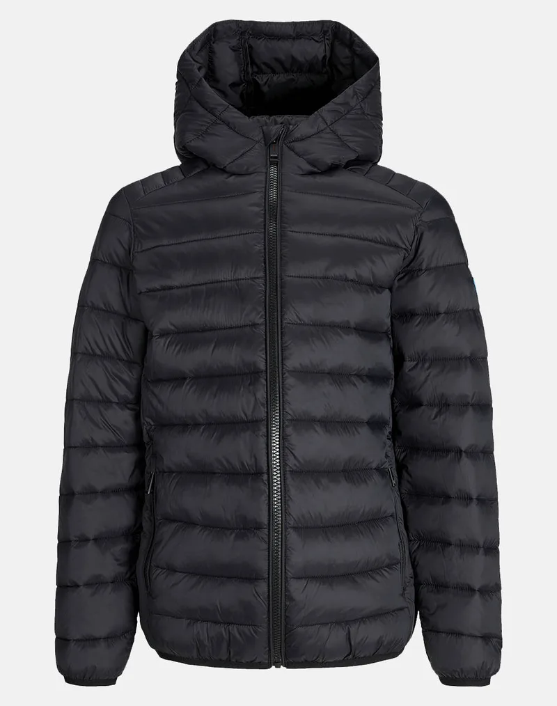 JACK&JONES JJEBRADLEY LIGHT PUFFER HOOD JNR 12280991-BLACK Black