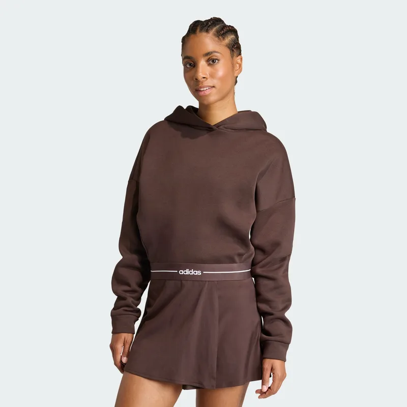adidas W Hyperglam Cropped Hoodie (9000259513_90436)