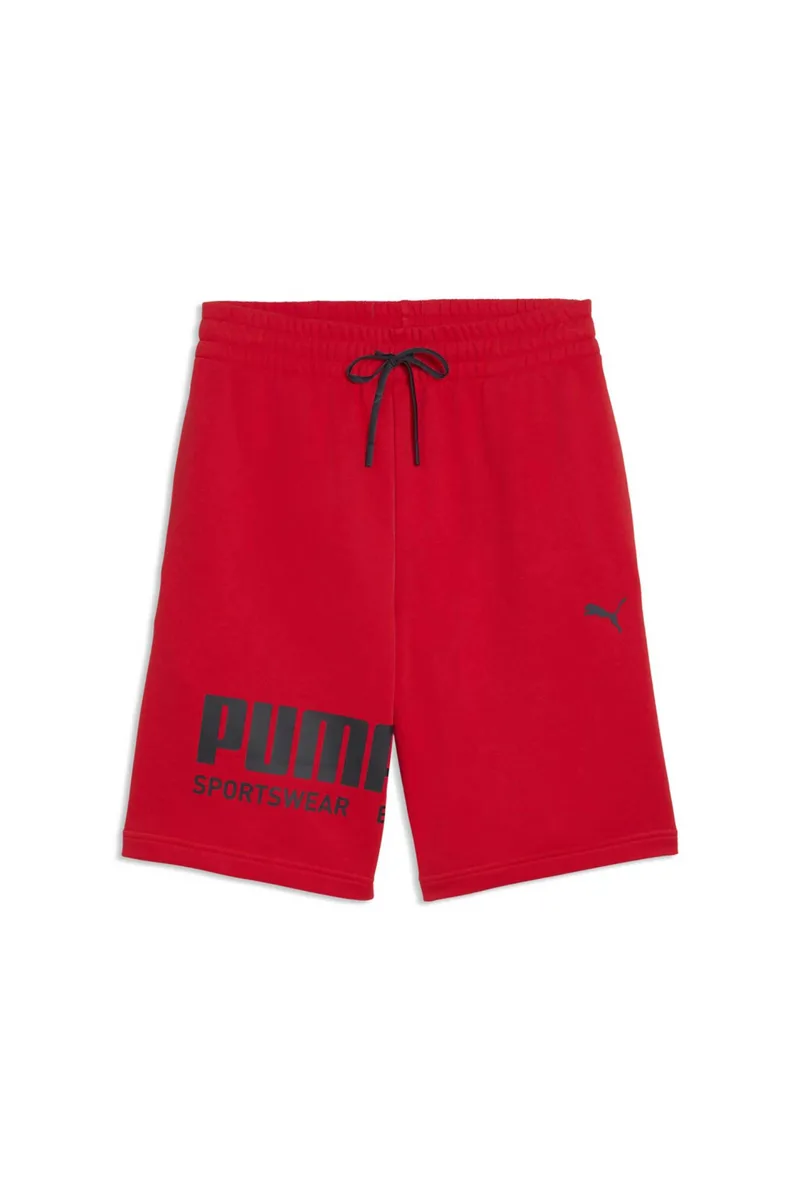 Puma ανδρικό σορτς με λογότυπο Relaxed Fit "Sport Graphic" - 692232 Κόκκινο