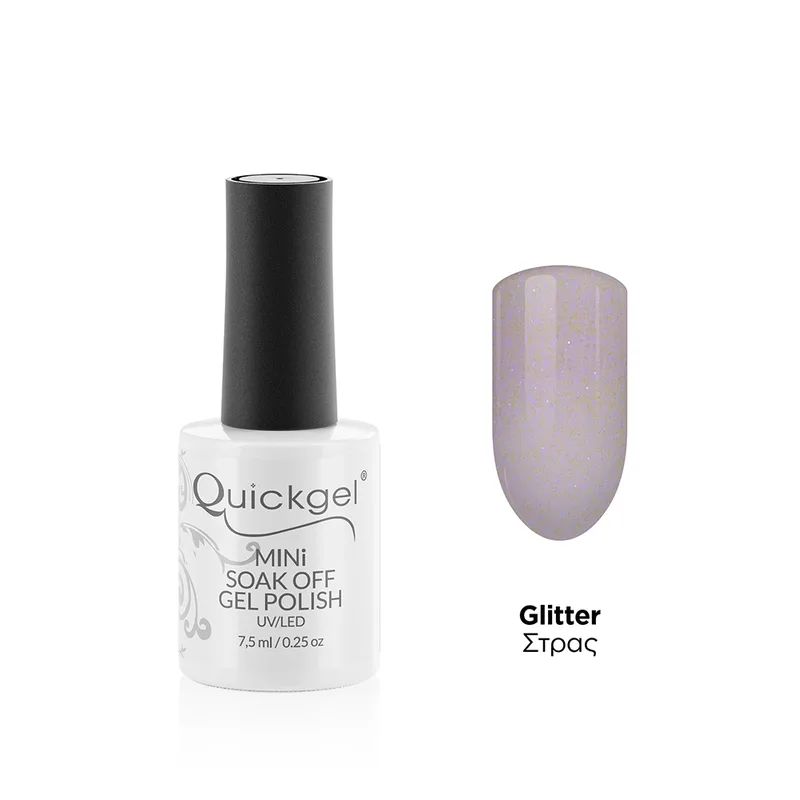 Quickgel No 640 - Snowflakes Mini - Ημιμόνιμο Βερνίκι 7,5 ml