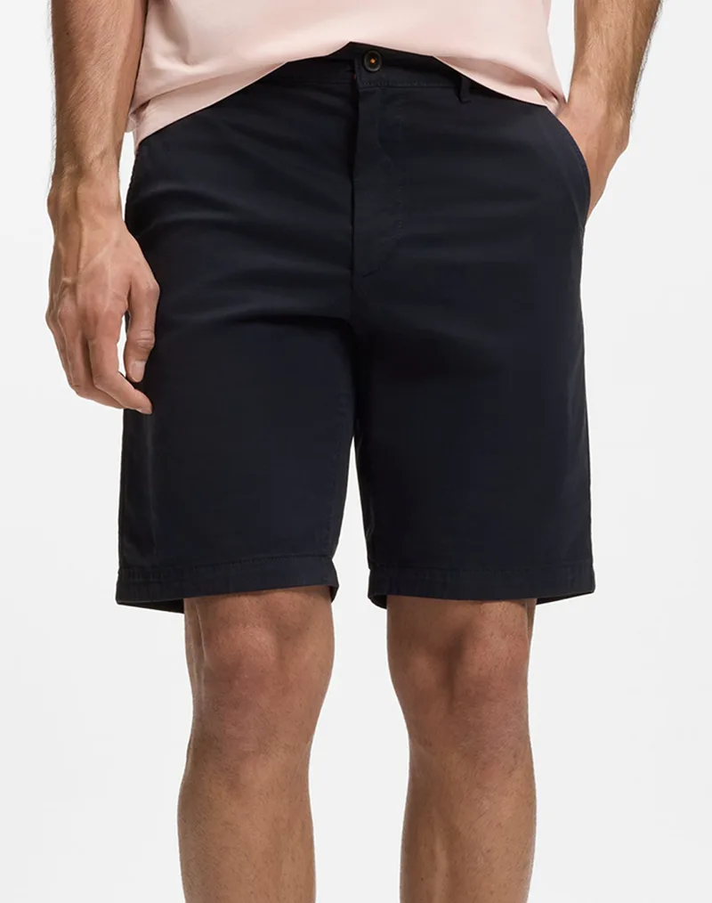 BOSS Chino-slim-Shorts 10270650 01 50536723-404 DarkBlue