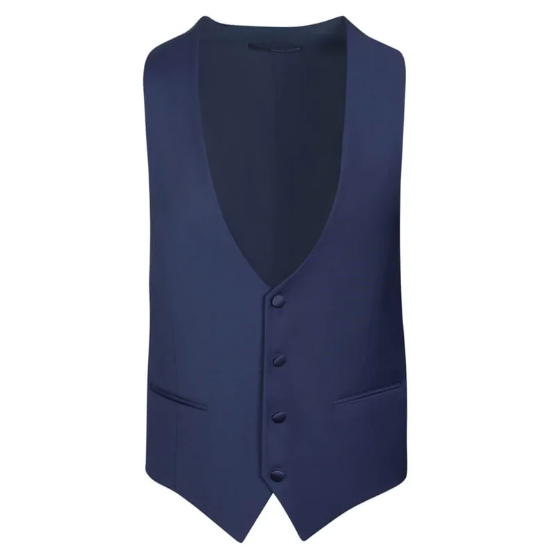Prince Oliver Γιλέκο Κοστουμιού Μπλε Σκούρο (Modern Fit)