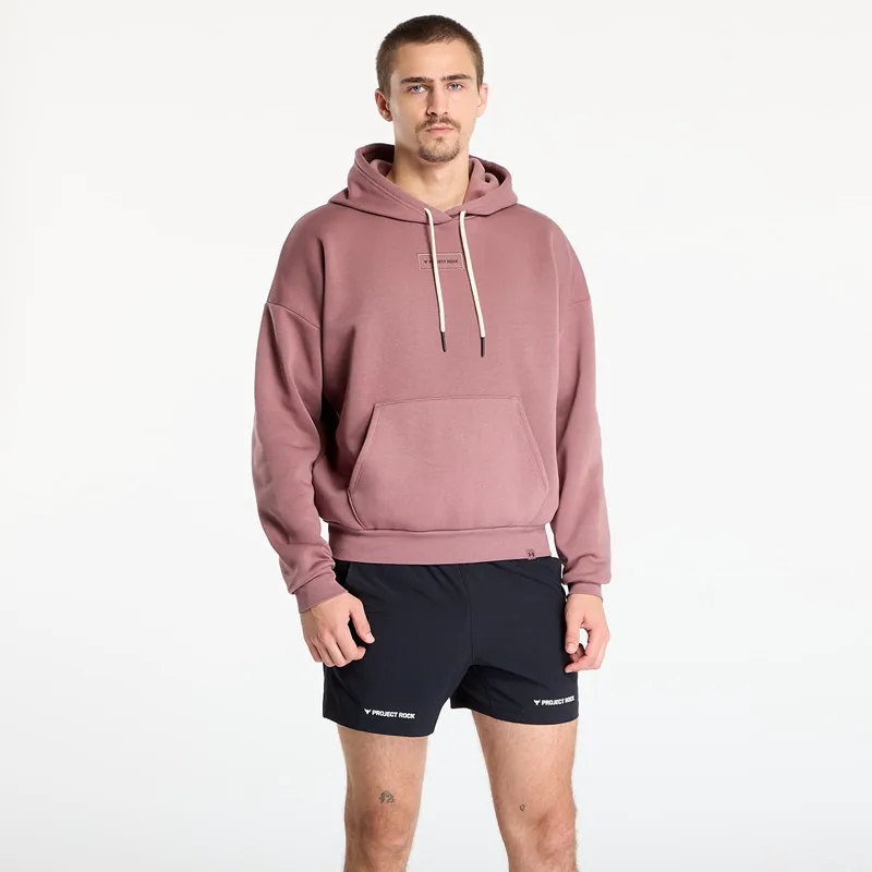 Φούτερ Under Armour Project Rock Icon Hoodie Maroon XS
