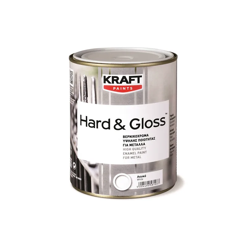 Βερνικόχρωμα Kraft Hard & Gloss Μαύρο 0.75lt