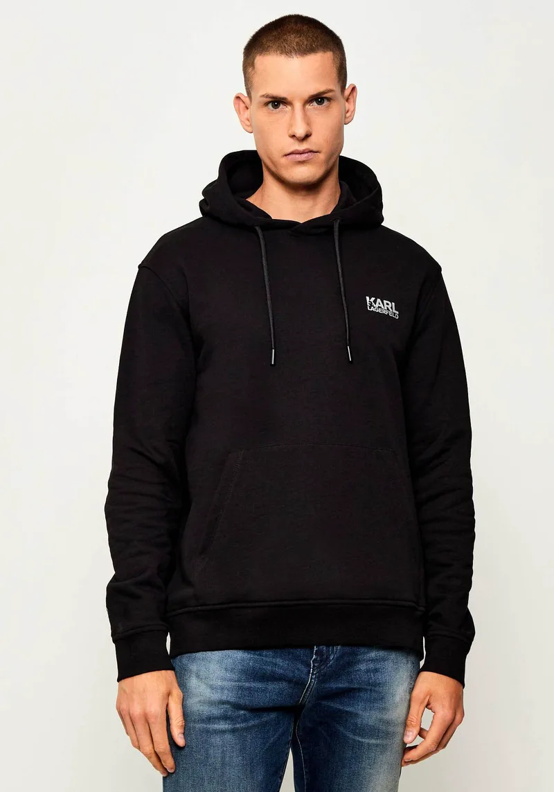 Karl Lagerfeld Hoodie της σειράς Crewneck - 705092 554917 910 Silver Black