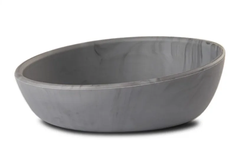 Eeveve Silicone Big Bowl – Marble Granite Gray