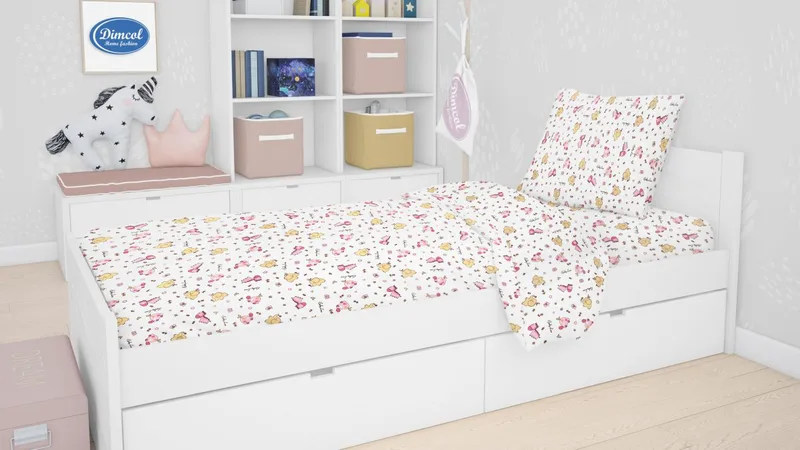 ΣΕΝΤΟΝΙΑ ΕΜΠΡΙΜΕ ΣΕΤ 2 τεμ kids Elephant 172 160X240 Ροζ Cotton 100%
