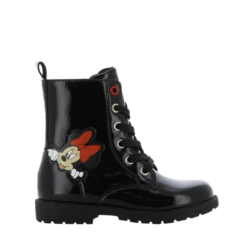 MINNIE MOUSE Μποτάκι Martens 24-30 / MN004540 - ΜΑΥΡΟ