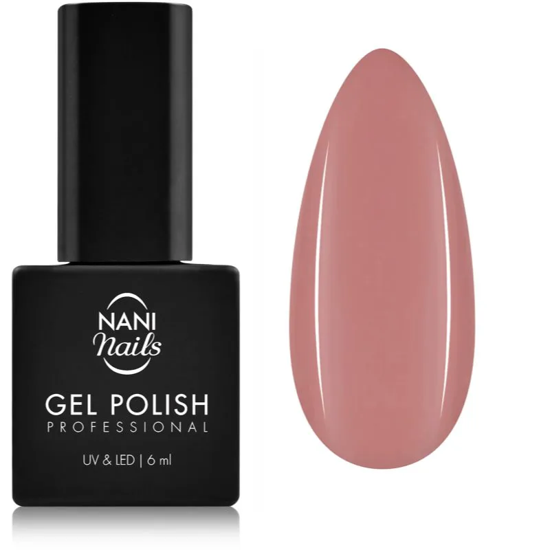 NaniNails NANI Professional τζελ βερνίκι νυχιών απόχρωση Terracotta Rose 6 ml