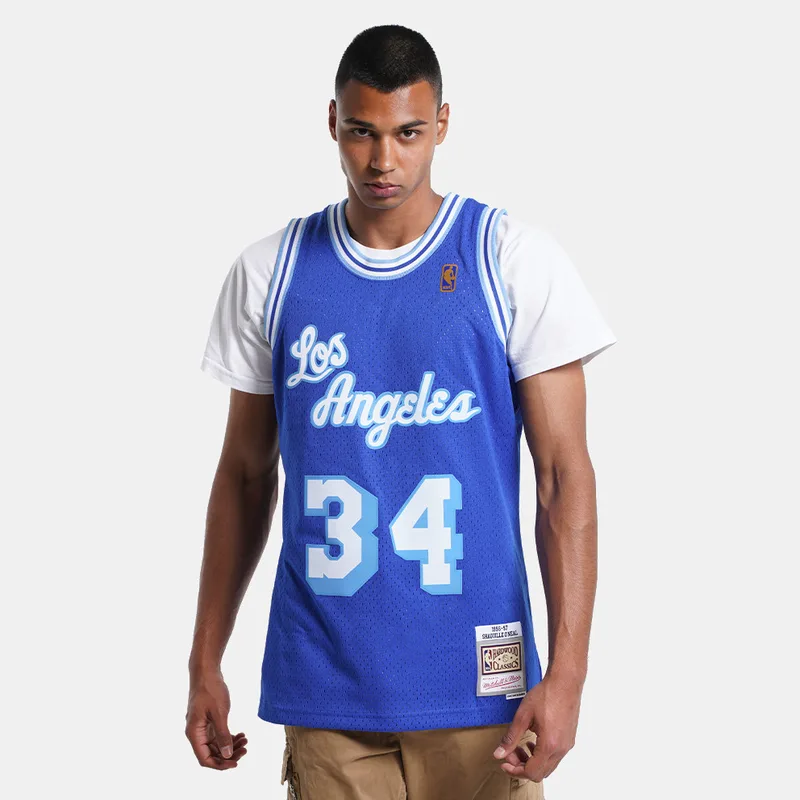 Mitchell & Ness NBA Shaquille O'Neal Los Angeles Lakers Μπασκετική Φανέλα (9000107842_3150)