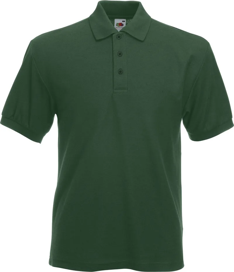 Heavyweight Polo Fruit of the Loom 63-204-0 Bottle Green