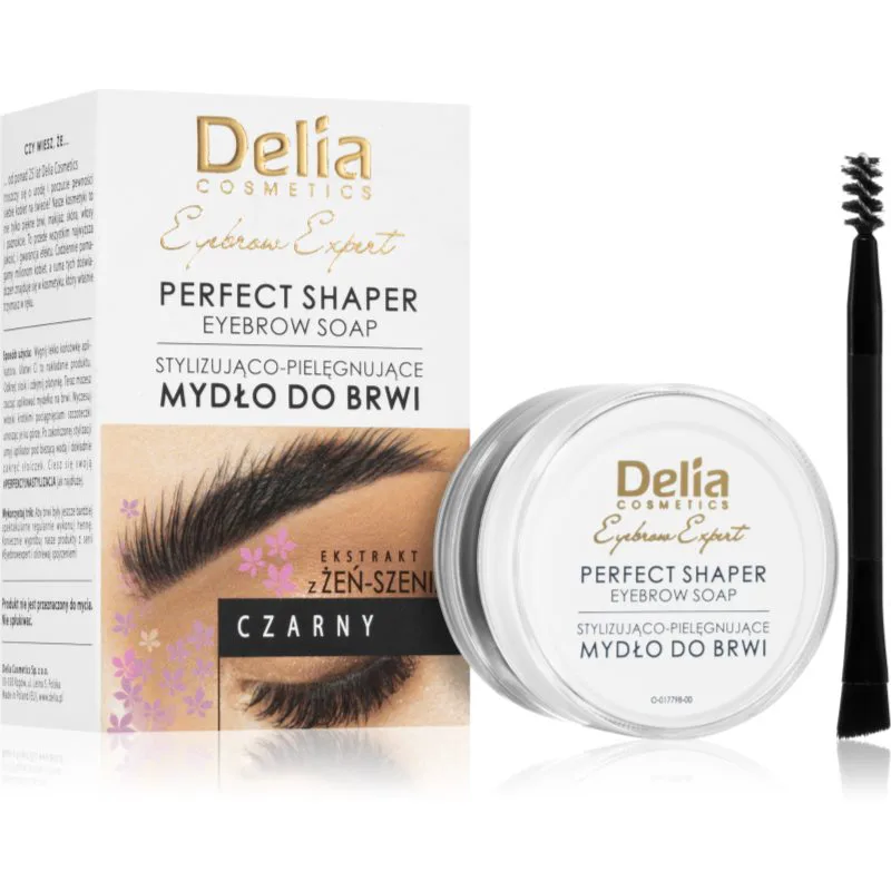 Delia Cosmetics Eyebrow Expert κερί φιξαρίσματος για τα φρύδια απόχρωση Black 10 ml