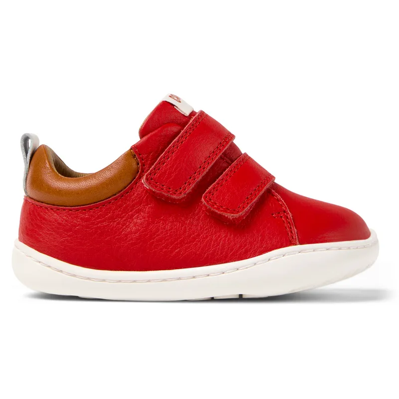 CAMPER Peu - Sneakers Για Firstwalkers - Κόκκινο, Μέγεθος 26, Smooth leather