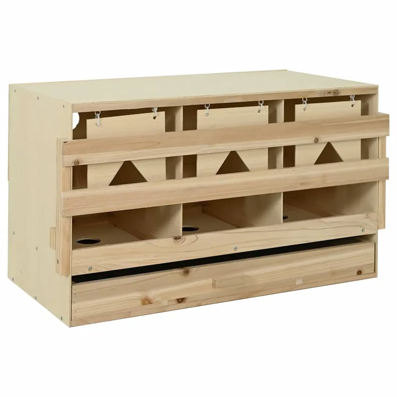 vidaXL Φωλιά Ξ³ΞΉΞ± Ξ�Ο�τες ΞΌΞµ 3 Ξ�Ξσεις 96x40x45 ΞµΞΊ. Ξ±Ο€Ο� Ξ�ασίφ Ξ�Ο�λο Ξ ΞµΟ�ΞΊΞΏΟ…