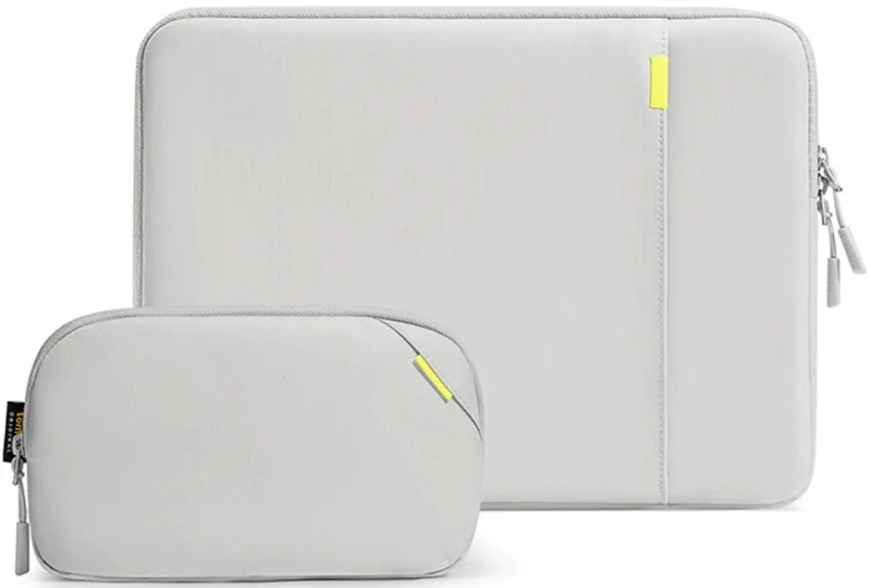 Tomtoc Recycled Sleeve - Σετ Θήκη Versatile A13 για MacBook Pro 16" και Accessory Pouch Θήκη για Αξεσουάρ - Gray (A13-E11G)
