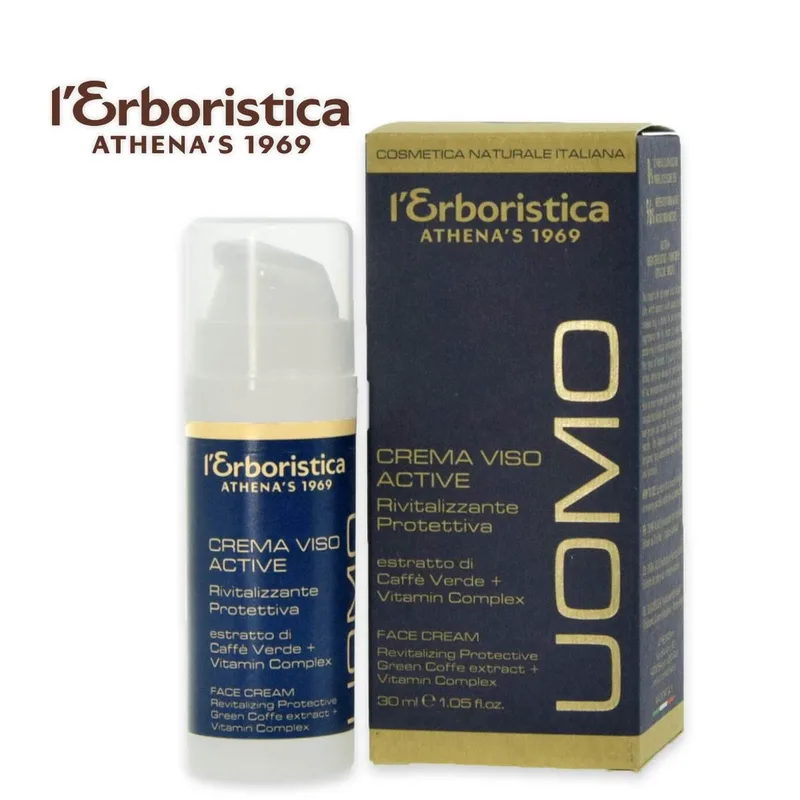 L'erbastica men's face cream 30 ml - active
