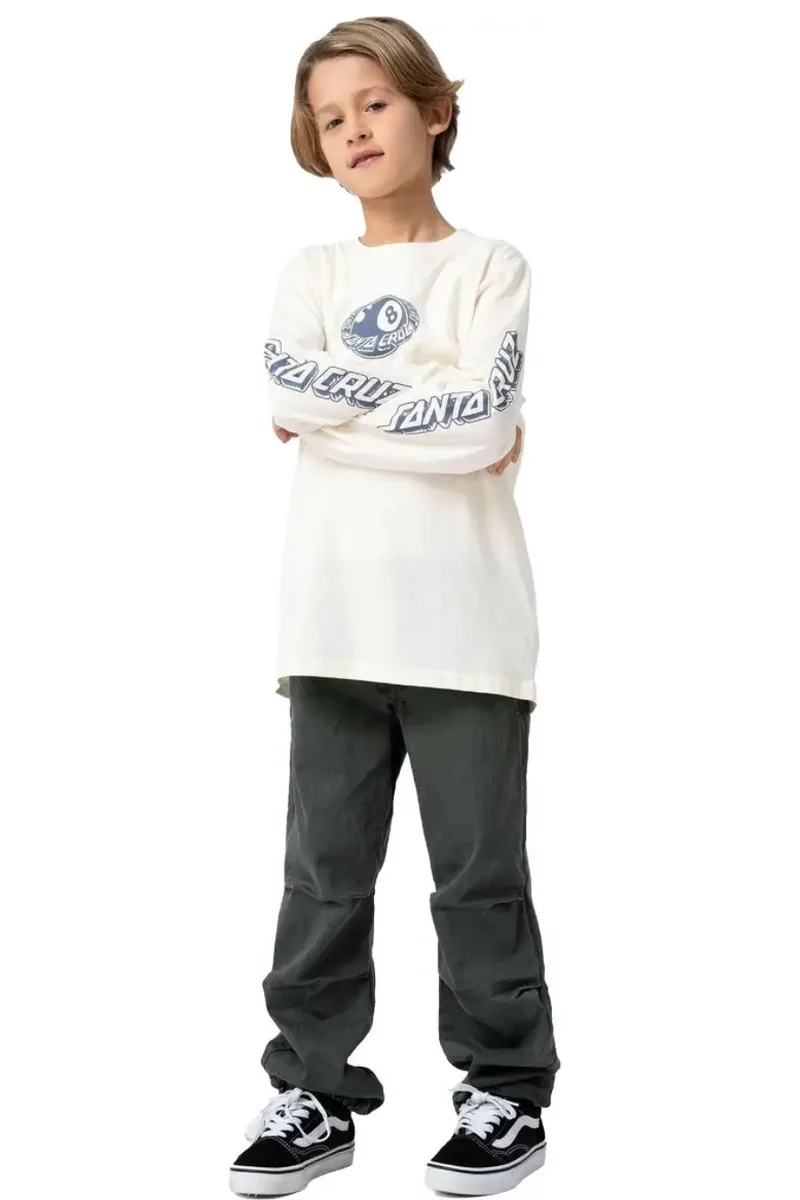 SANTA CRUZ Παιδικό LS T-Shirt Eighth Planet - Λευκό-SCA-YTL-9109-WHITE