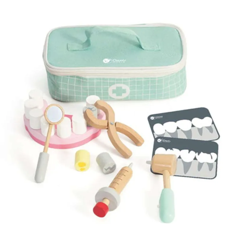 Ξύλινο Παιχνίδι Little Dentist Set – Οδοντίατρος Με Εργαλεία CL50556