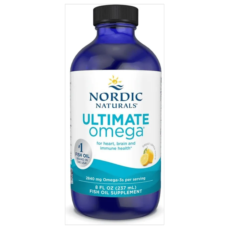 Nordic Naturals Ultimate Omega Lemon Liquid 2840mg 237ml