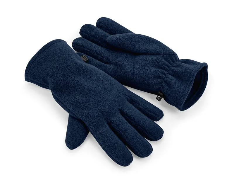Γάντια Fleece B298R Beechfield Recycled Black French Navy