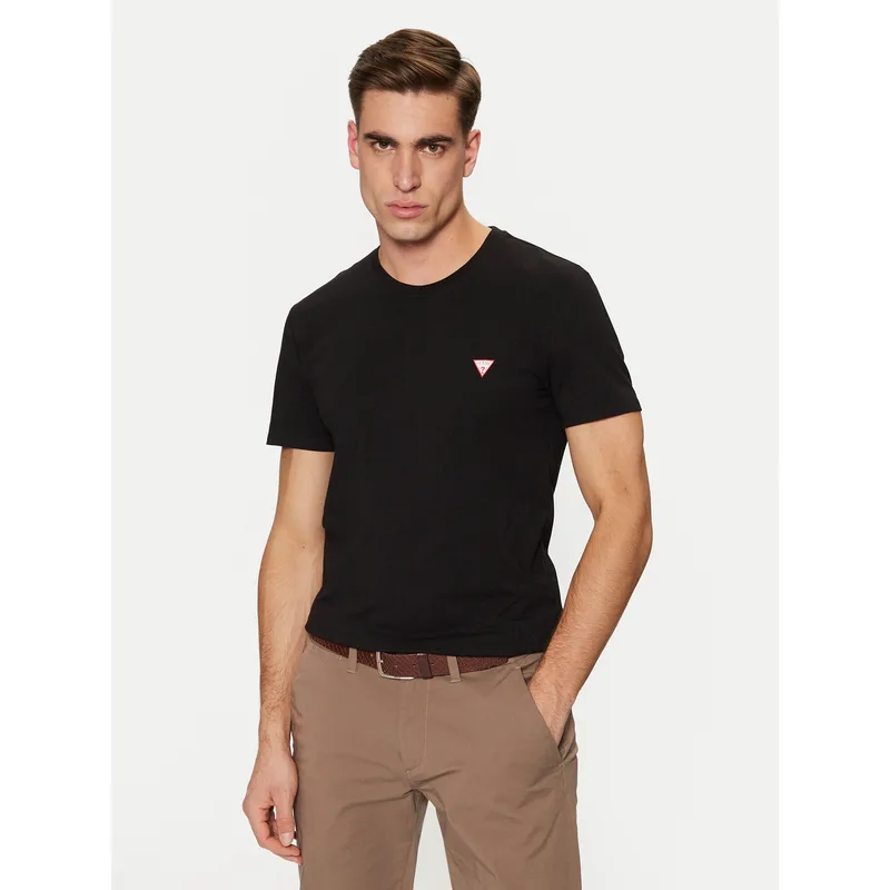 Guess T-Shirt M2YI24 J1314 Μαύρο Slim Fit