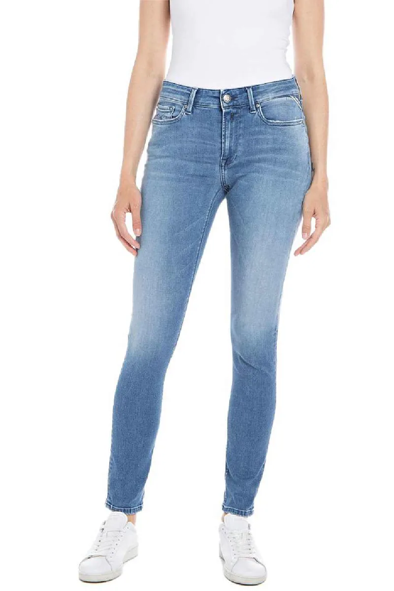 REPLAY Γυναικείο Τζιν WHW689.000.93A 415 - DENIM-WHW689.000.93A415-DENIM