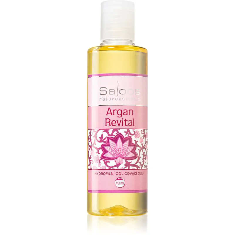Saloos Make-up Removal Oil Argan Revital καθαριστικό λάδι και ντεμακιγιάζ 200 ml