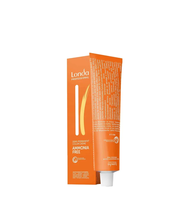 Londa Professional, Londacolor, ammonia-free, semi-permanent hair dye, 7/4 medium blonde copper, 60 ml